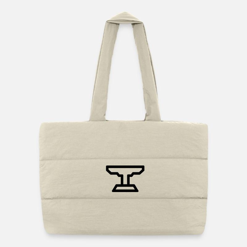 anvil Puffer Shopping Bag