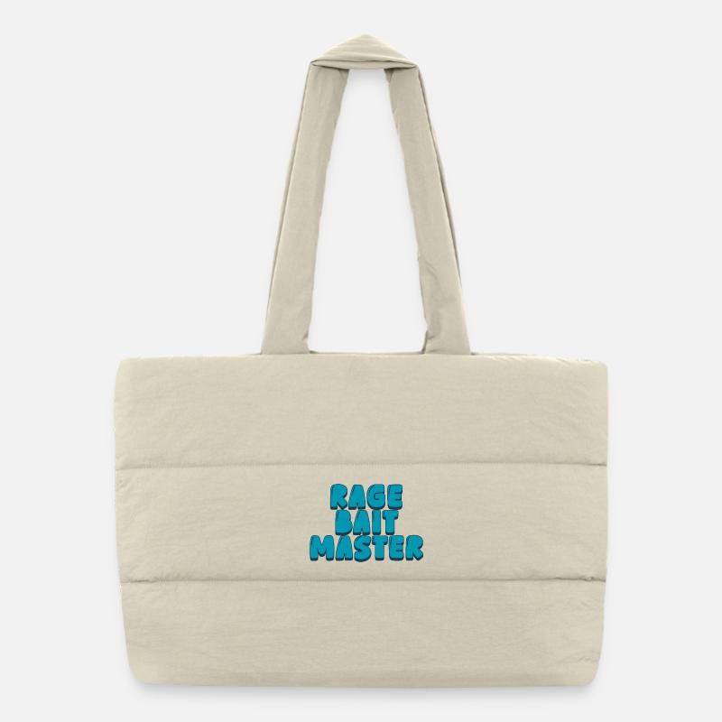 Maître de la rage bait Sac shopping matelassé