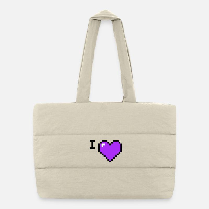 Texte provisoire de Cœur J’adore Sac shopping matelassé