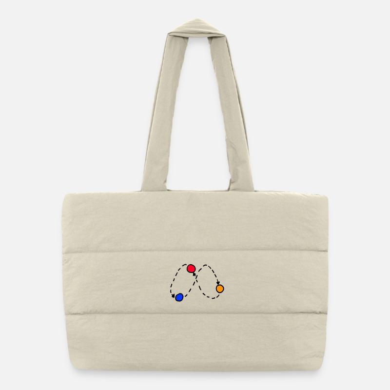 juggling Puffer Shopping Bag