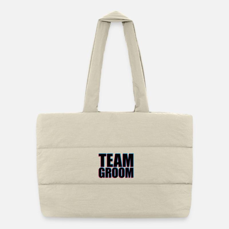 Groom 3D Team Puffer-Einkaufstasche