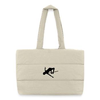 Pull haut - Sac shopping matelassé - blanc naturel - Devant