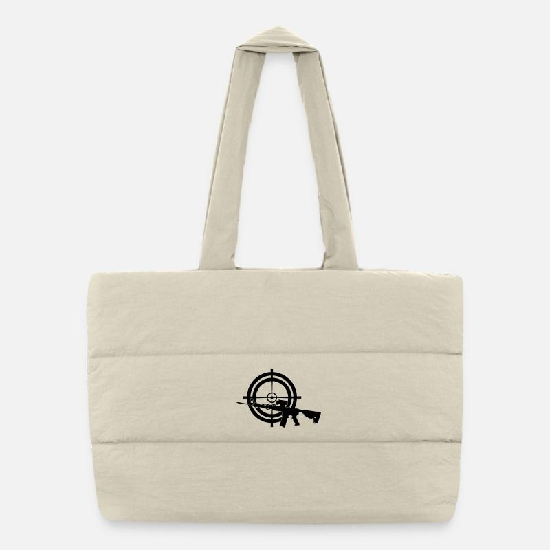 Colt c7 with visor Puffer Shopping Bag