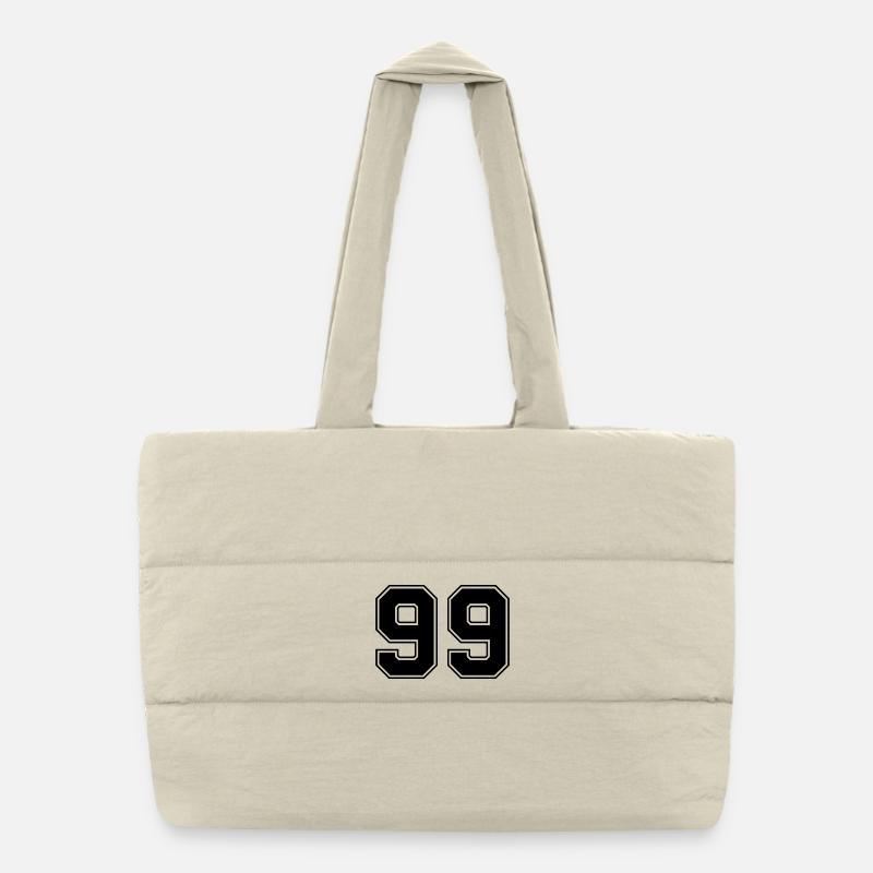 Nummer neunundneunzig 99 Puffer-Einkaufstasche