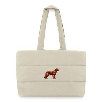 Retriever de la baie de Chesapeake - Sac shopping matelassé - blanc naturel - Devant