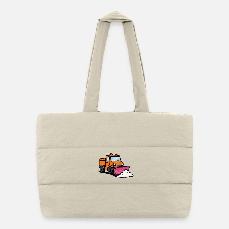 Chasse-neige amusant avec pelle à neige Sac shopping matelassé
