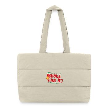 LOGO PBY EDITION DRAPEAU 971 GUADELOUPE - Sac shopping matelassé - blanc naturel - Devant