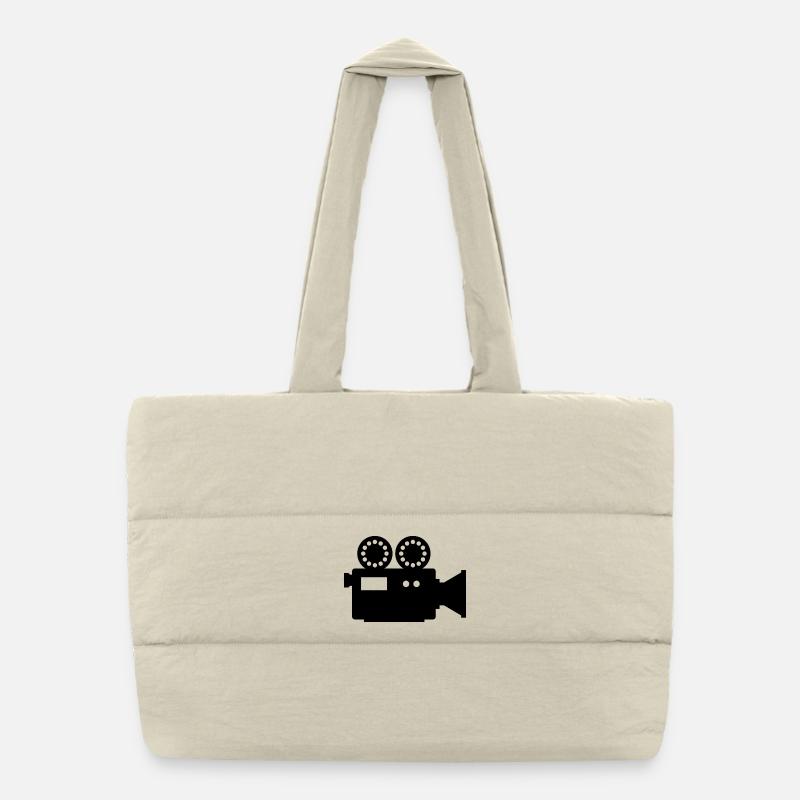 Caméra de cinéma Sac shopping matelassé