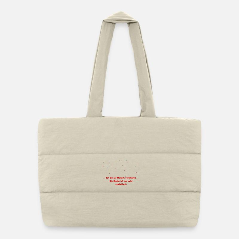 Carnaval de remplacement de costume pour masques humains Sac shopping matelassé