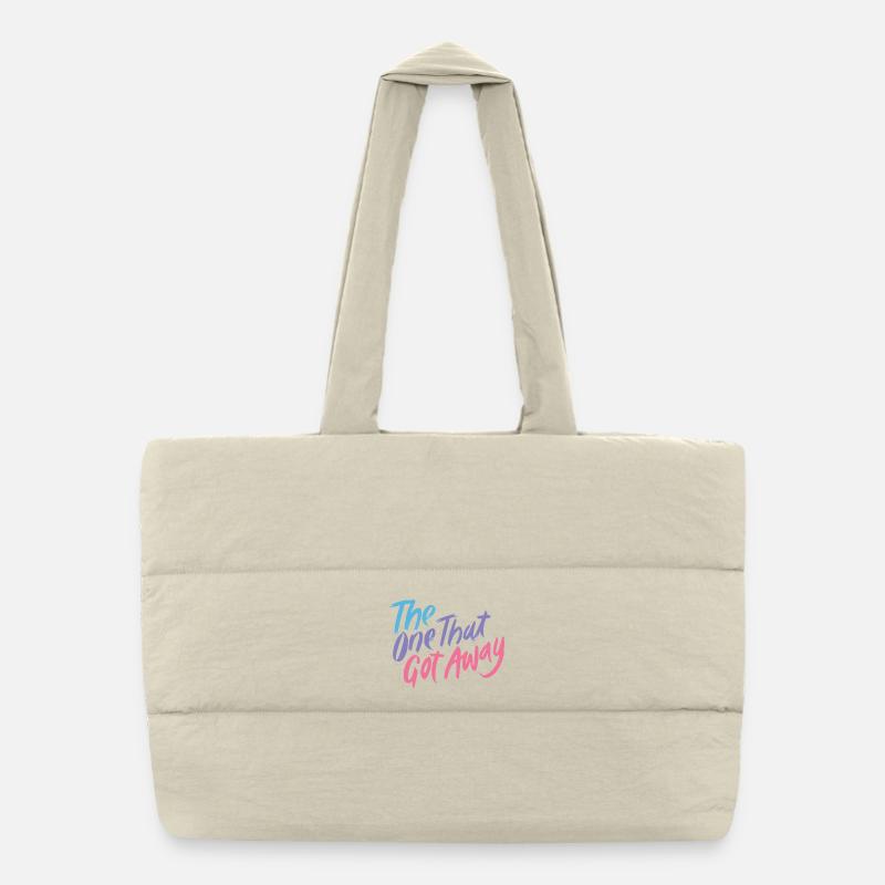 The One That Got Away Gradient Puffer Shopping Bag