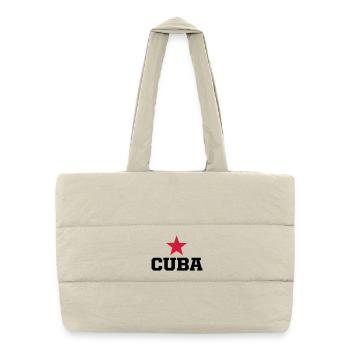 cuba revolucion - Puffer-Einkaufstasche - Naturweiß - Vorne