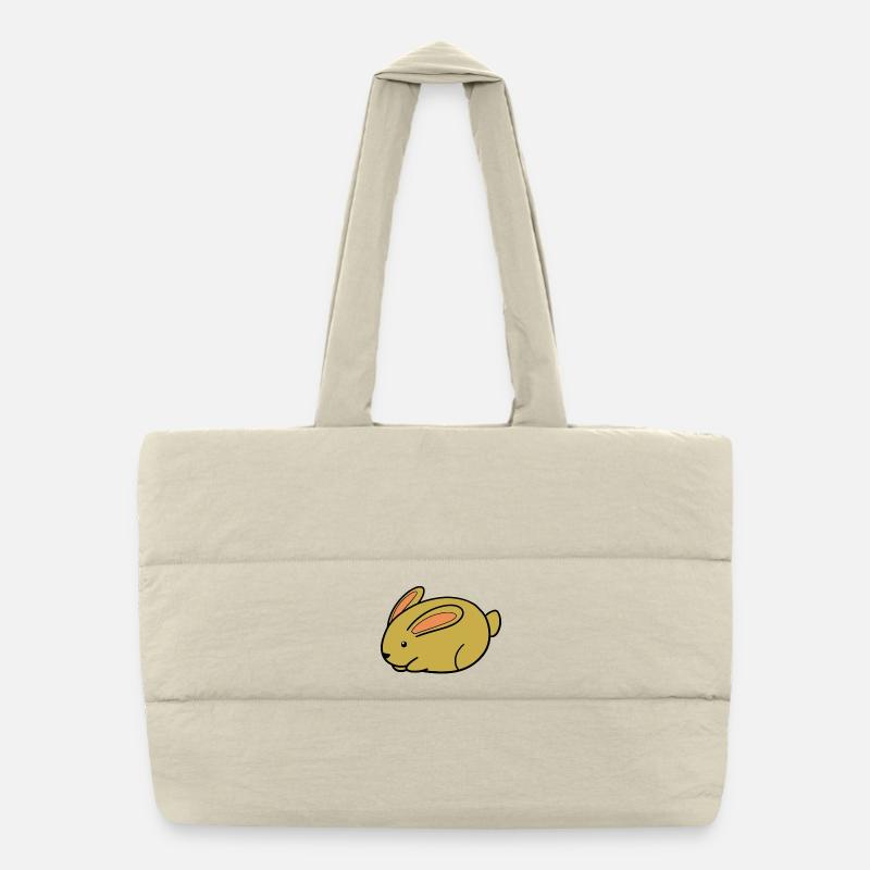Hase Puffer-Einkaufstasche