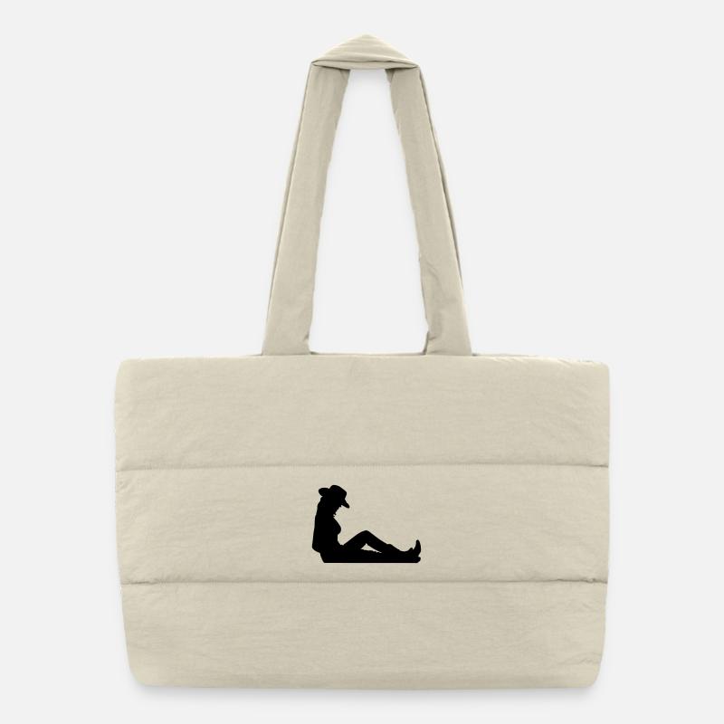 usa girl Puffer Shopping Bag