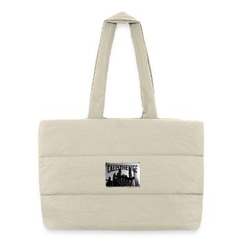 Calisthenics Skyline Grind - Puffer Shopping Bag - natural - Front