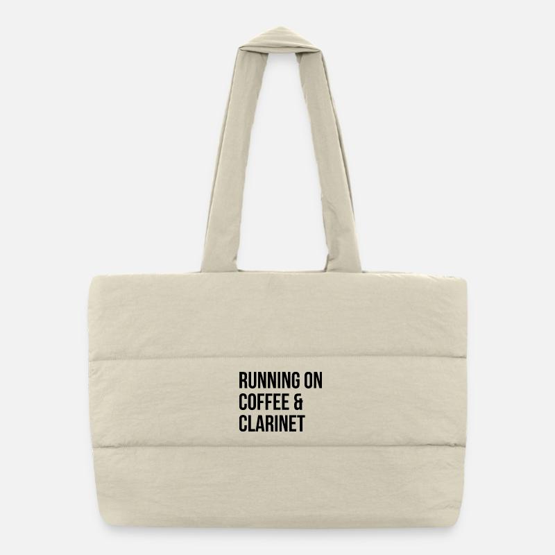 Clarinet Puffer Shopping Bag