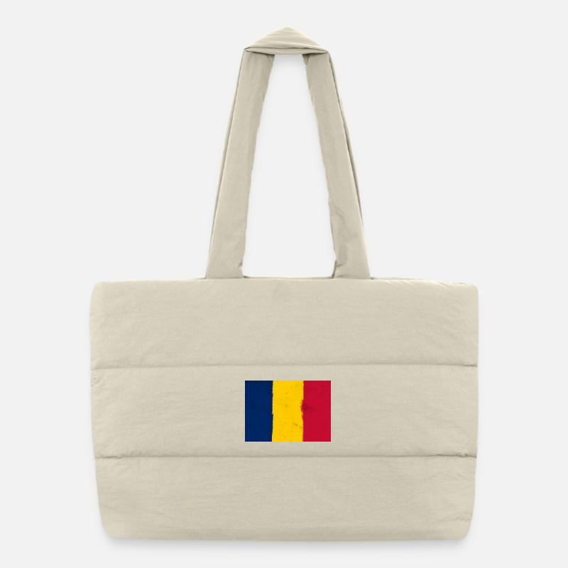 Drapeau du Tchad Sac shopping matelassé