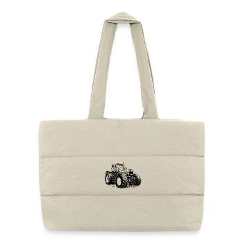 Steel Farm Soul - Puffer Shopping Bag - natural - Front