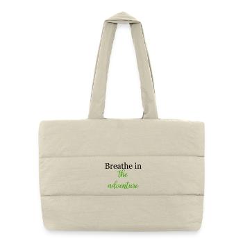 Découvrez l’appel Adventure Thrill Seeker - Sac shopping matelassé - blanc naturel - Devant