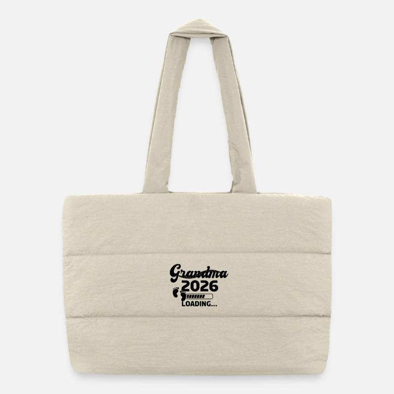 Grandma 2026 Loading Puffer-Einkaufstasche
