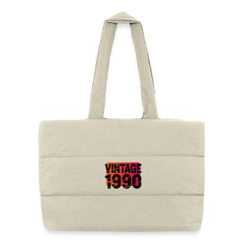 Vintage 1990 Gradient - Puffer Shopping Bag - natural - Front