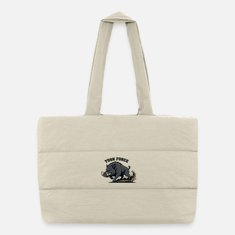 Tusk Force Wild Boar Charge Puffer Shopping Bag