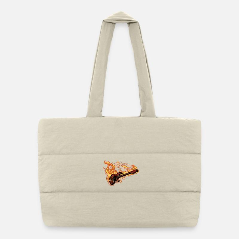 Guitare 🔥 rock Sac shopping matelassé