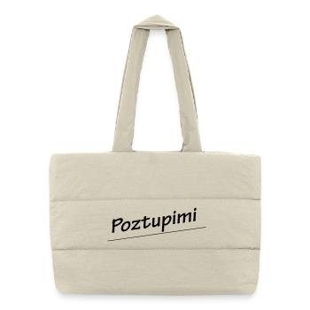 poztupimi - Puffer Shopping Bag - natural - Front