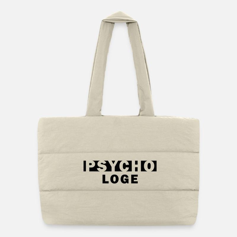 Psycho Loge – Don de psychologue à jeux de mots Sac shopping matelassé