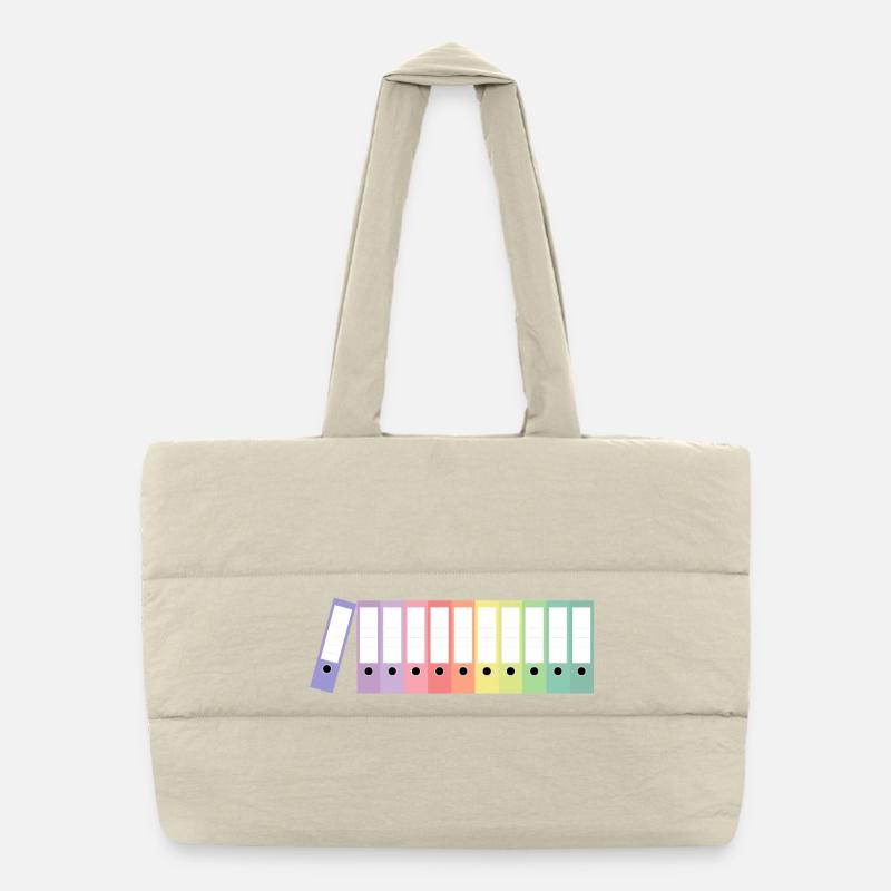 File Folders / Folders Puffer Shopping Bag