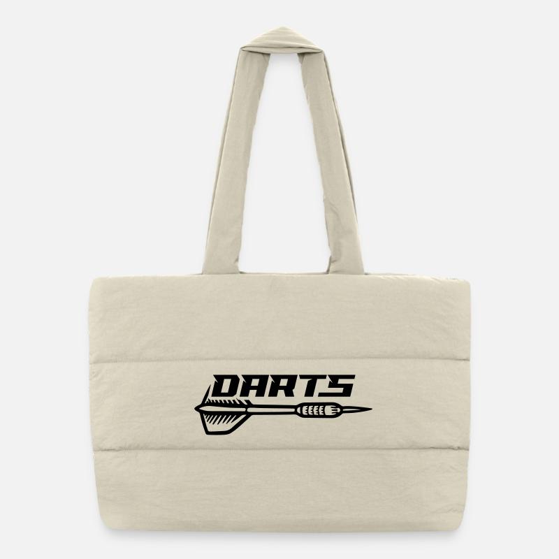 Dart Darts Puffer Shopping Bag