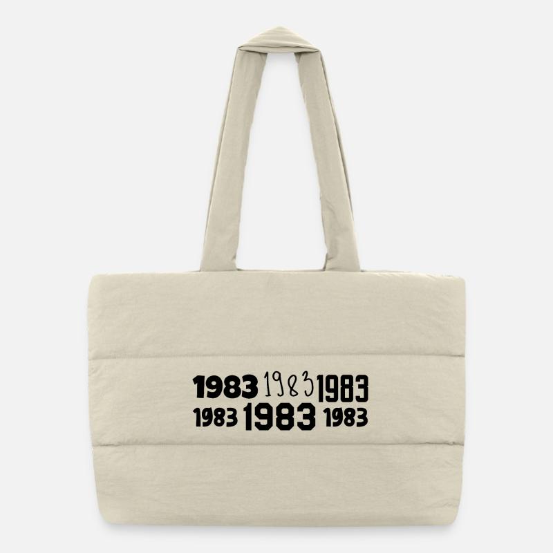 1983 - Awesome since 1983 Puffer Shopping Bag