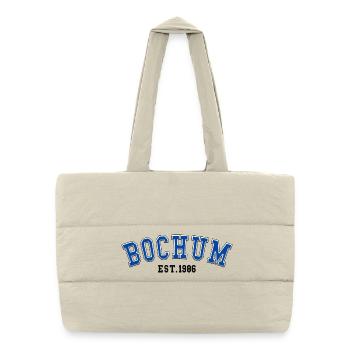Bochum Fondé en 1986 - Sac shopping matelassé - blanc naturel - Devant