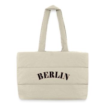 Berlin Retro - Sac shopping matelassé - blanc naturel - Devant