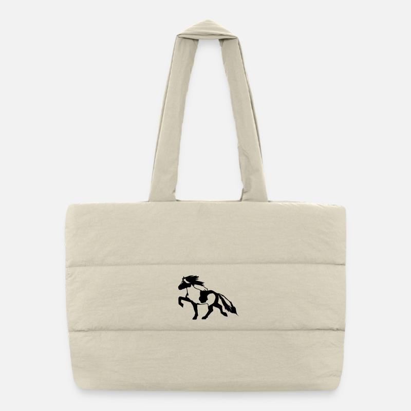 Cheval islandais tick 7, Pinto équitation islandaise Sac shopping matelassé