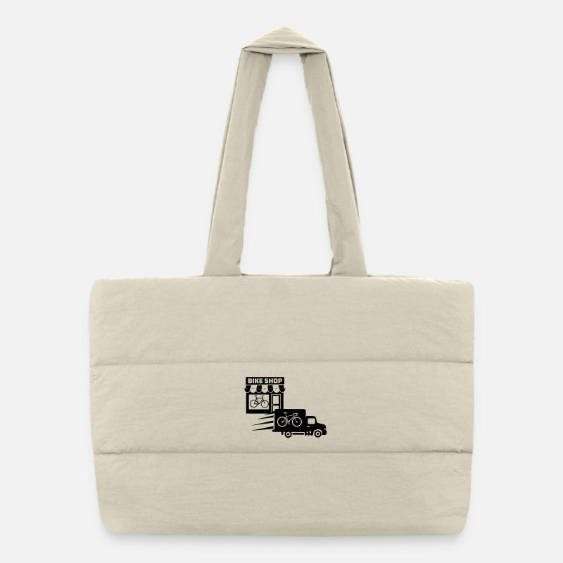 Fahrradgeschäft mit Lieferservice Puffer-Einkaufstasche