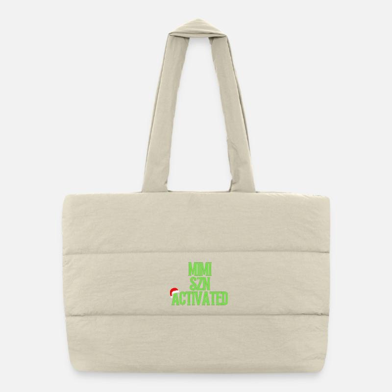 Mimi Szn Activated - Weihnachtsdesign Puffer-Einkaufstasche