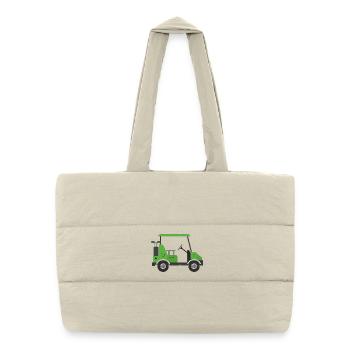 Golf carts - Puffer Shopping Bag - natural - Front