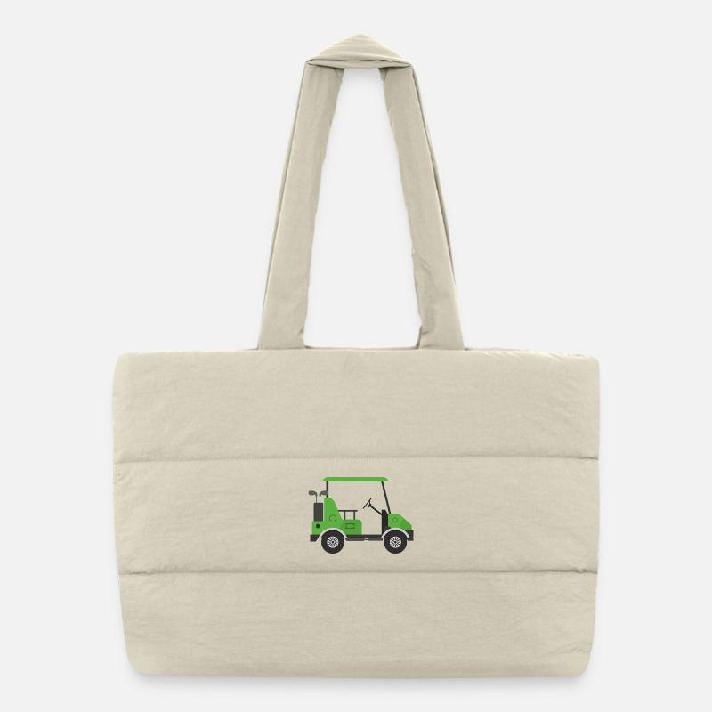 Golf carts Puffer Shopping Bag