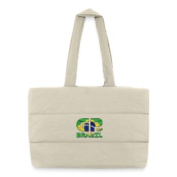 brazil_gp - Puffer Shopping Bag - natural - Front