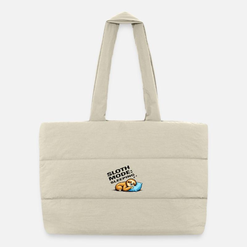 Mode paresseux en mode sommeil Sac shopping matelassé