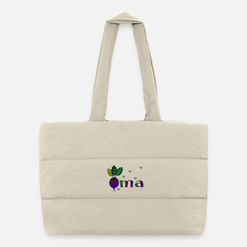 Grandma Gardener - Beetroot Puffer Shopping Bag