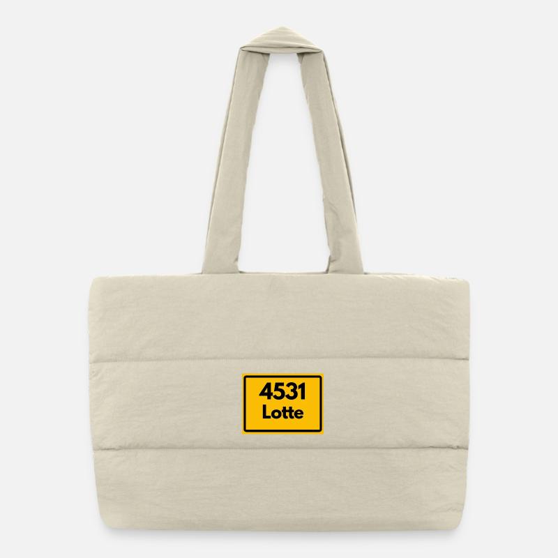 ANCIEN CODE POSTAL RETRO 4531 LOTTE HEIMATSTOLZ Sac shopping matelassé