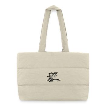 Racing bicycle - Puffer Shopping Bag - natural - Front