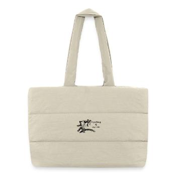 Cycling - Puffer Shopping Bag - natural - Front