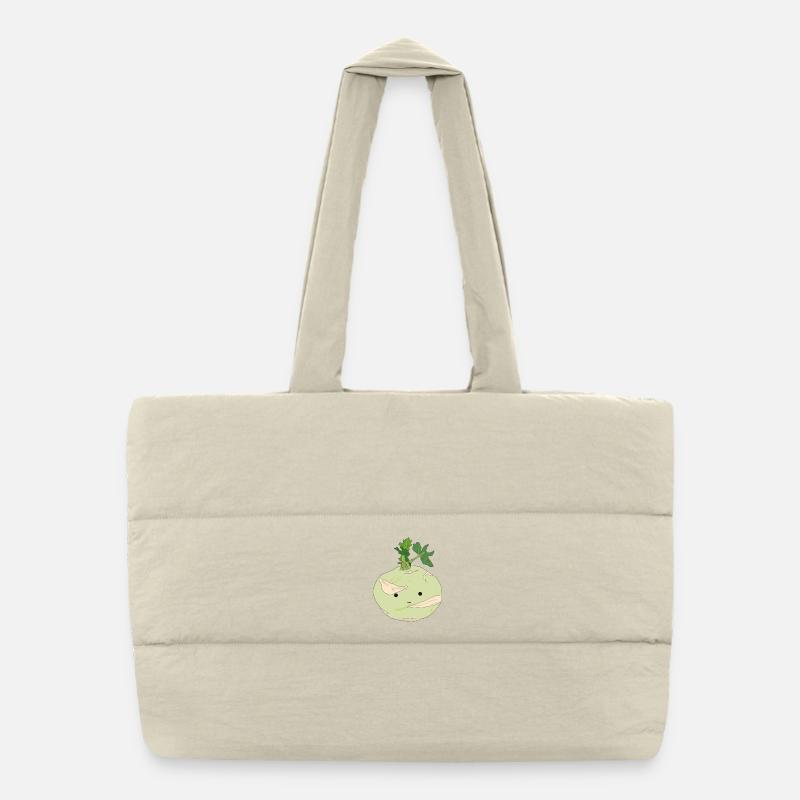Mr. Kohlrabi Puffer-Einkaufstasche