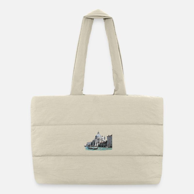 Venedig Puffer-Einkaufstasche