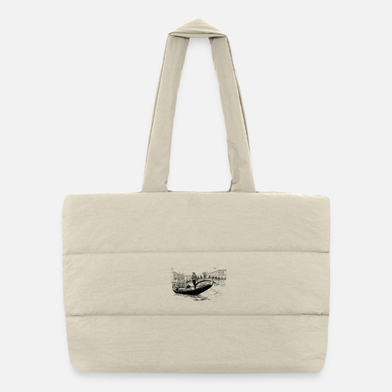 Venedig Puffer-Einkaufstasche