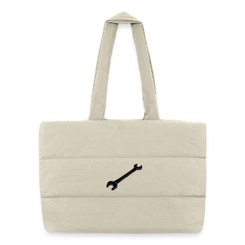 Spanner - Puffer Shopping Bag - natural - Front