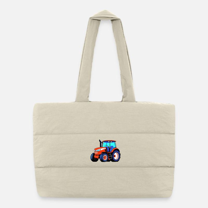 Tracteur Sac shopping matelassé