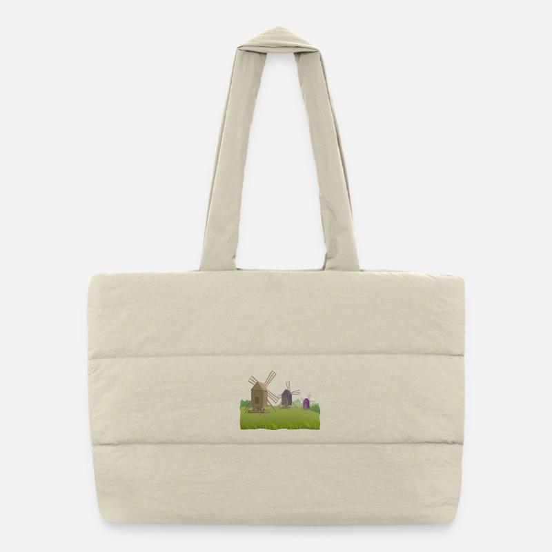 Windmühlen Puffer-Einkaufstasche